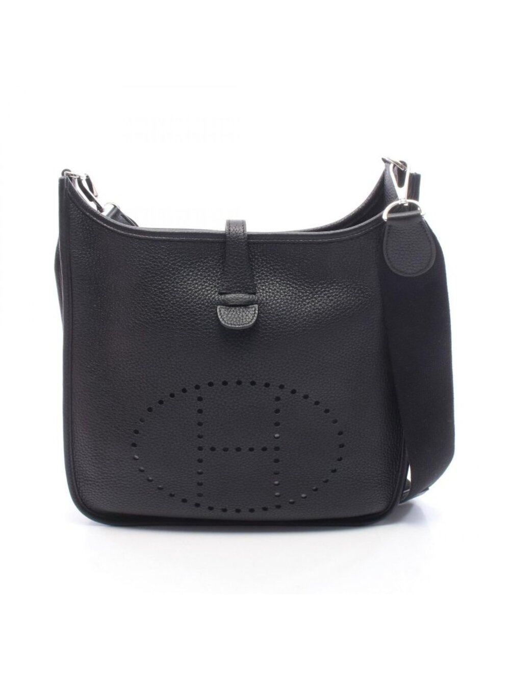 Hermes Shoulder Bag Evelyne 3 Trois PM Black